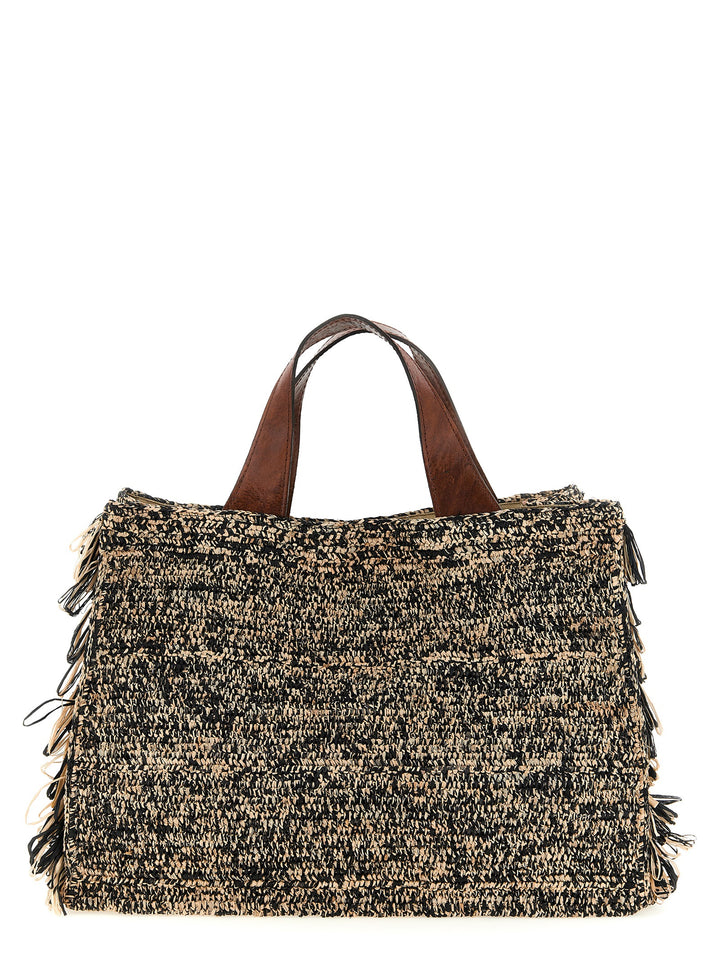 Ibeliv Onja Hand Bags - White/Black | 7111c0256444ec0fa522984b34602b5062425339
