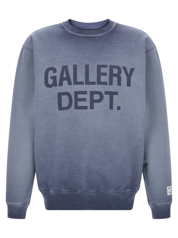 Gallery Dept. Logo Print Sweatshirt Sweaters and Cardigans - Blue | 7fae5afb088e5b66835e0bfc17c554bc3b9a73b9