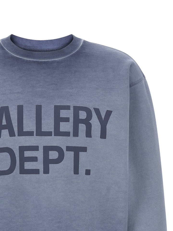 Gallery Dept. Logo Print Sweatshirt Sweaters and Cardigans - Blue | ee57a631b742c91033c8ea83ea78cdb196281a5c