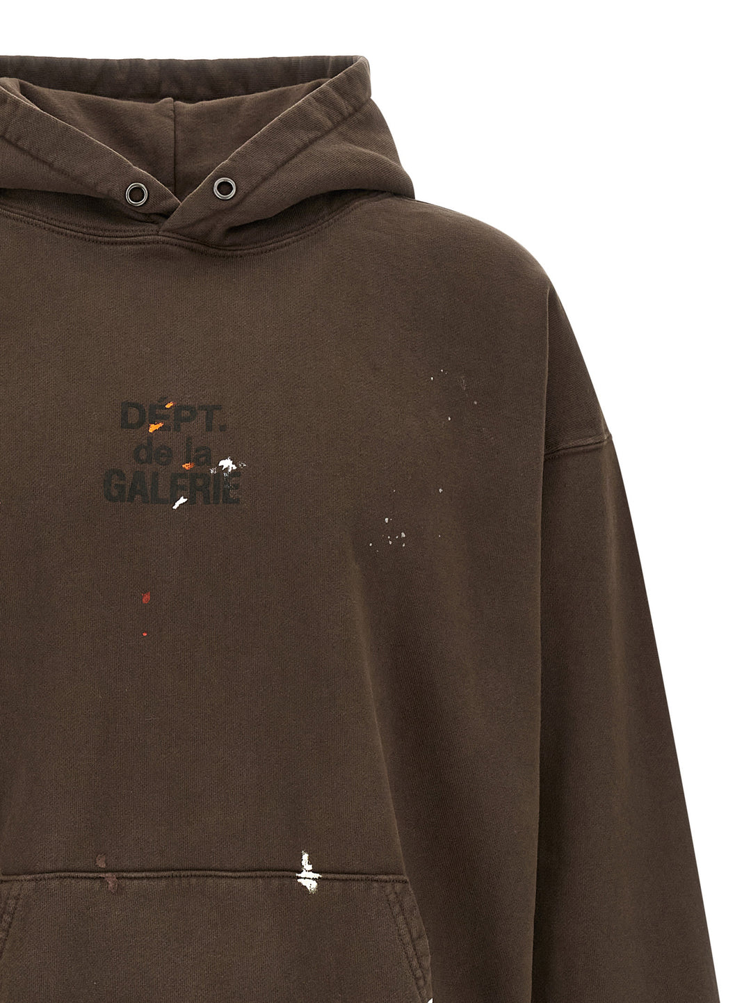 Gallery Dept. French Logo Painted Sweatshirt - Brown | ca58761a773d030bfc9d6b0b3c2bc96f4ff8b9ca