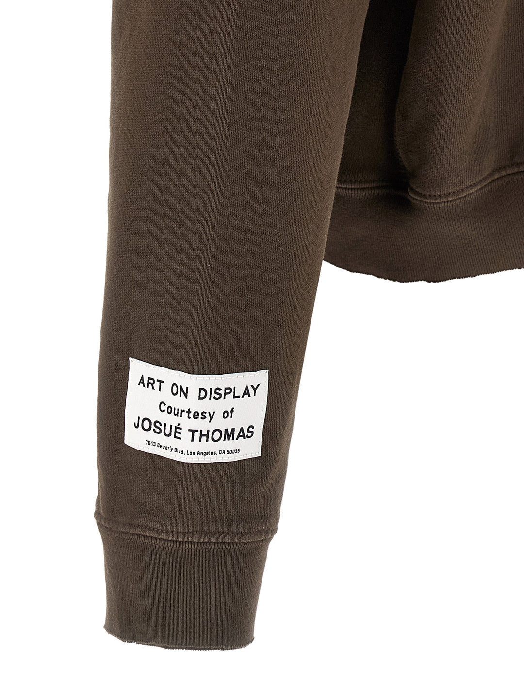 Gallery Dept. French Logo Painted Sweatshirt - Brown | ec57721e9203903c91ecb8fd4aac249411b1b9b4