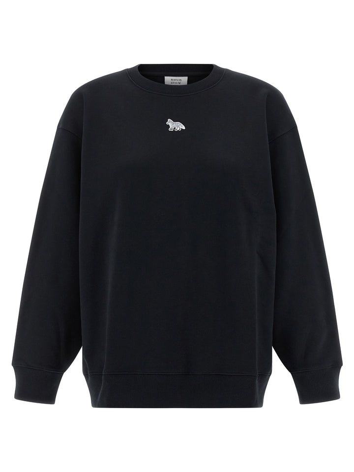 Maison Kitsune Baby Fox Sweatshirt - Black | bf151ae401eaafe29724874afe8d2928334620c4