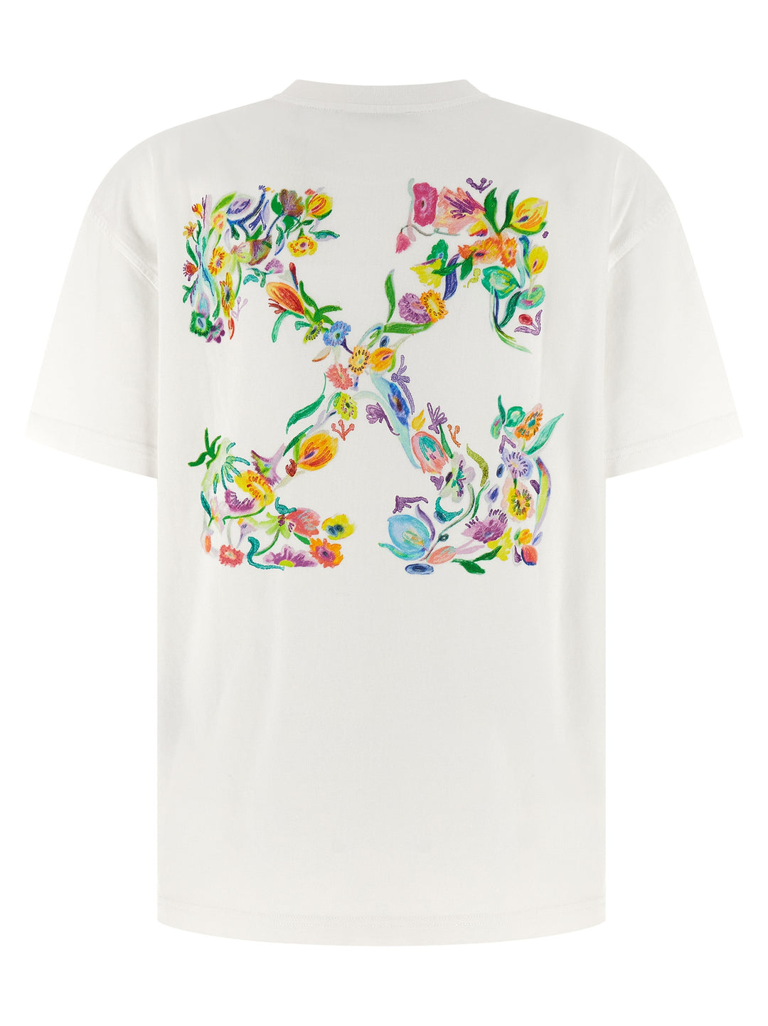 Off-White Arrow Glowing Flower T-shirt - White | f8378915bc3e2771bcc8fecf64572364d1836d07