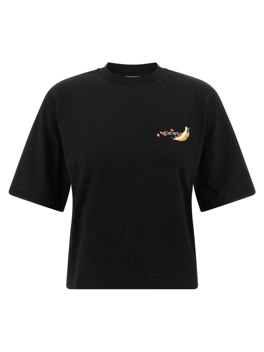 Emb Fruits Arrow T-Shirt Black