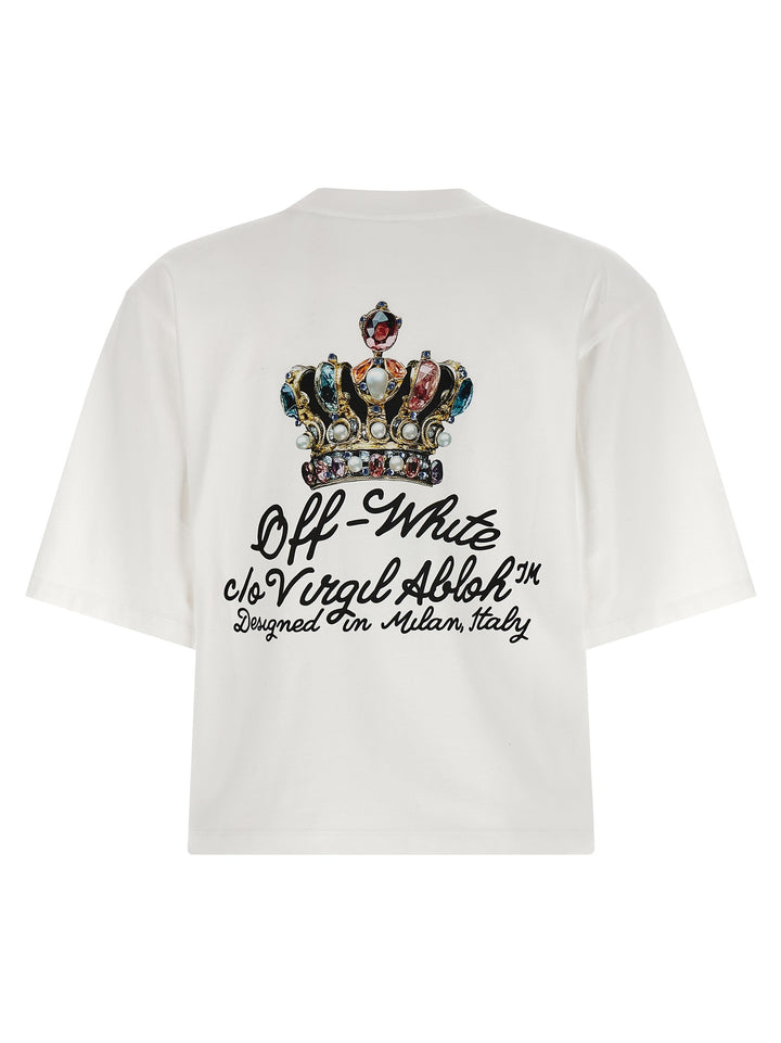 Off-White Royal Crown T-shirt - White | ca437e48f143c40266bfa3fb818414a90559c2c7