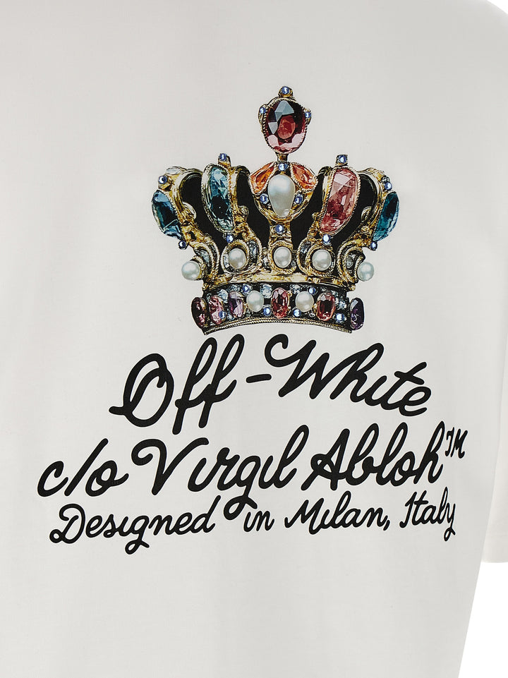 Off-White Royal Crown T-shirt - White | 507ad30c97ed095b33f7c9de4c0613ac0c1c4fbf