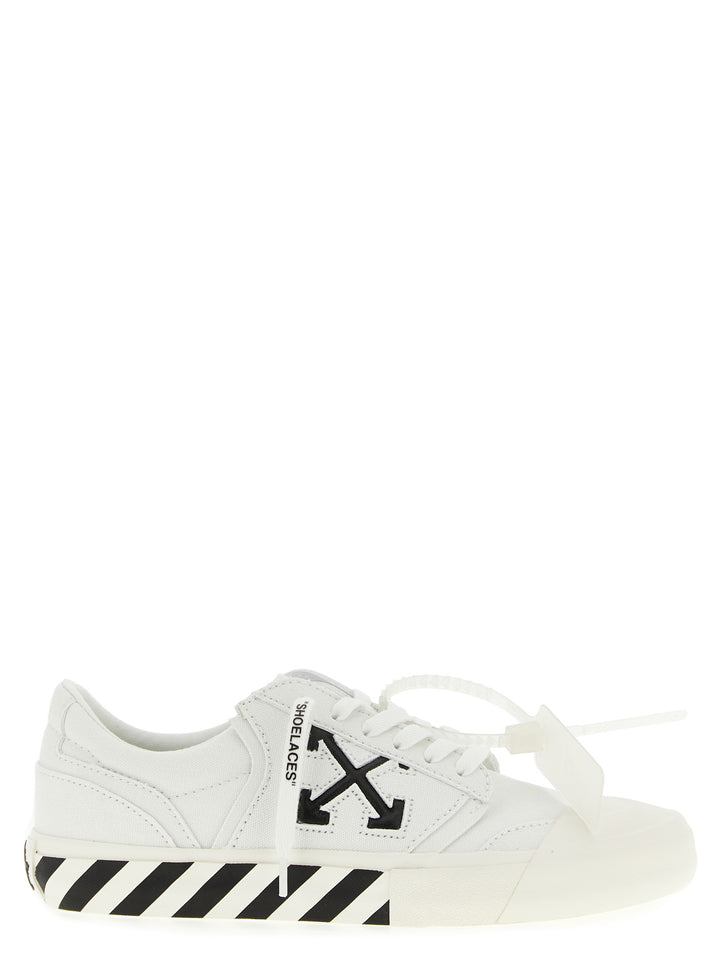 Off-White Vulc Undercut Sneakers - White/Black | 744b3c99b5da6b746011f173dcdc29e31da3fa49