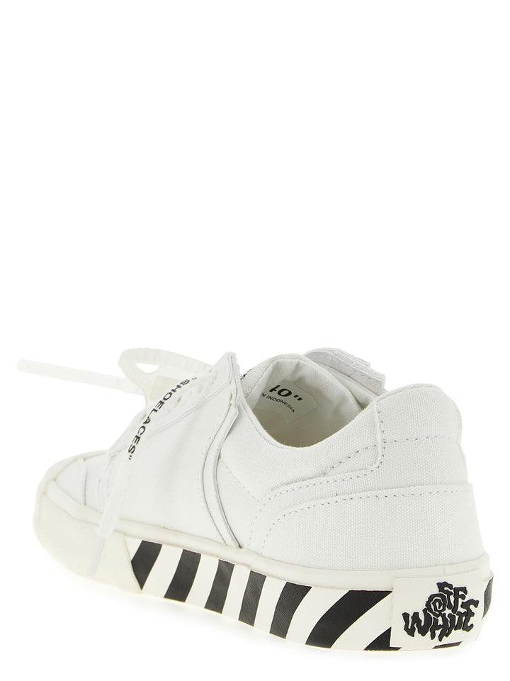 Off-White Vulc Undercut Sneakers - White/Black | f31037b42cd90d0990bde092687dd3941ff8dc16