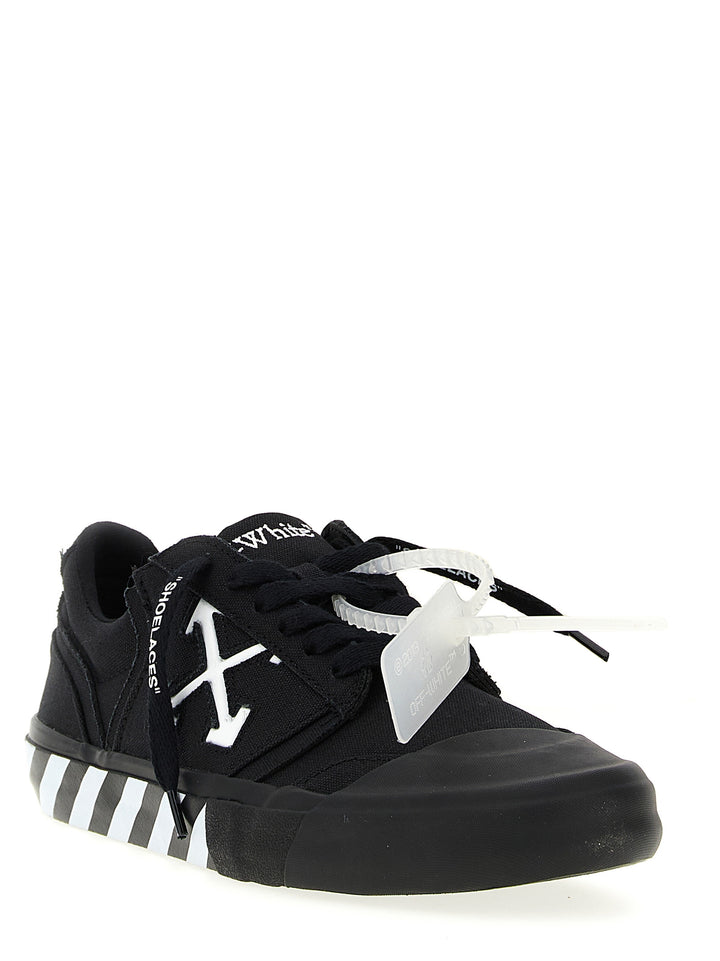 Off-White Vulc Undercut Sneakers - White/Black | 40bb386b7f46e49ed9af98c0b9e92e02997ad207