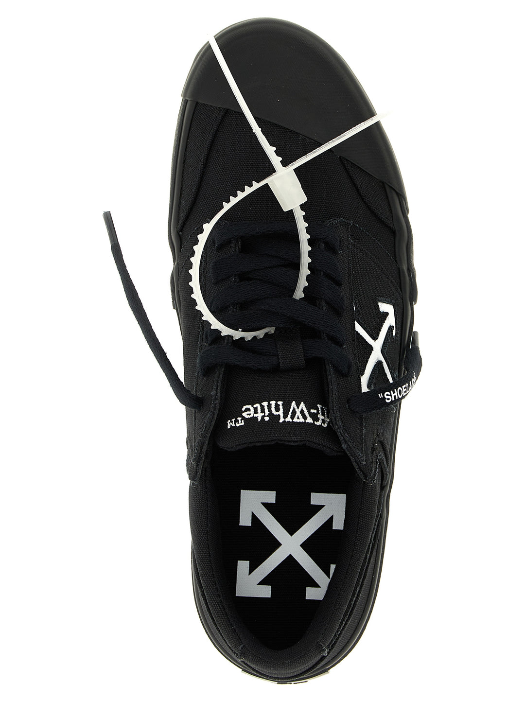 Off-White Vulc Undercut Sneakers - White/Black | 1f005684f86bddbe6b2618abcdd910d2098829c9