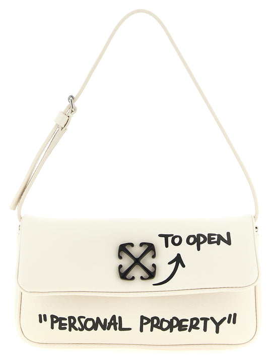Jitney 0.7 Shoulder Bags White/Black