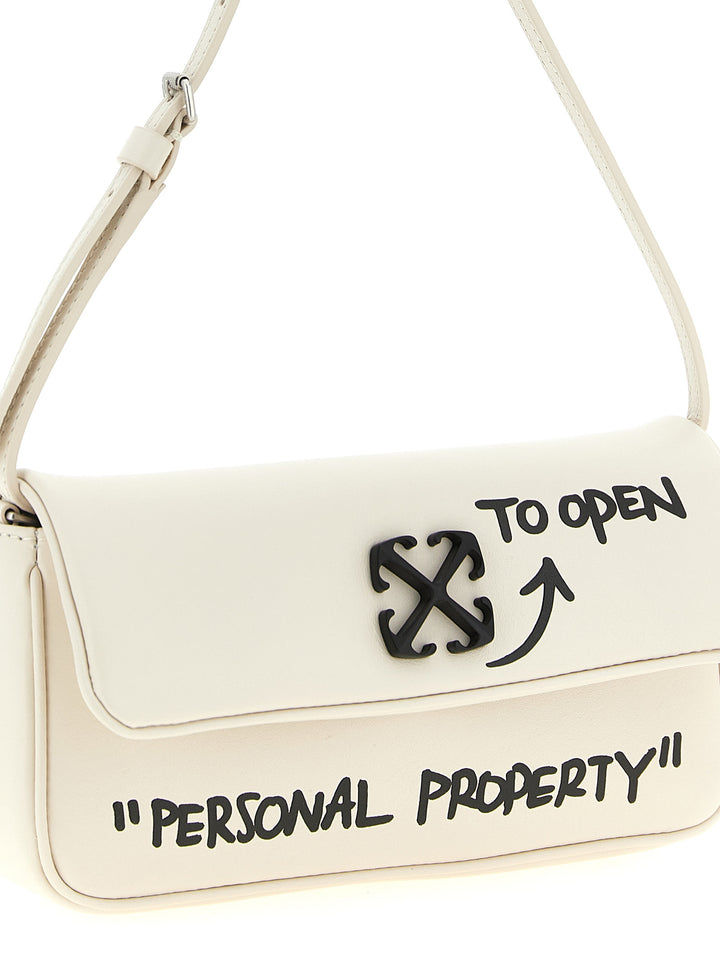 Off-White Jitney 0.7 Shoulder Bags - White/Black | 8d18241fbee268838ffa1561a2fd6931a0d48c1f