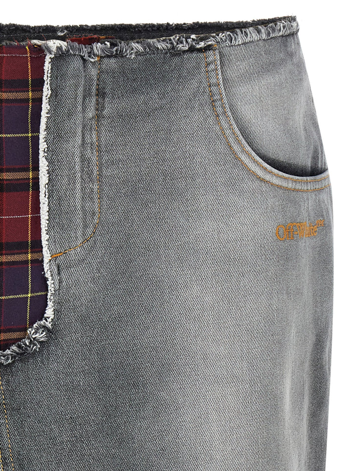 Off-White Patchwork Skirt Skirts - Multicolor | aef8cf829a35faedbee45cc1b9d1016dc7d1702f