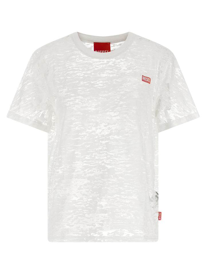 Diesel Pr-T-Nots-Mati-R T-shirt - White | 2f718cd2067a5121cdd0aced9dd89879e36de976