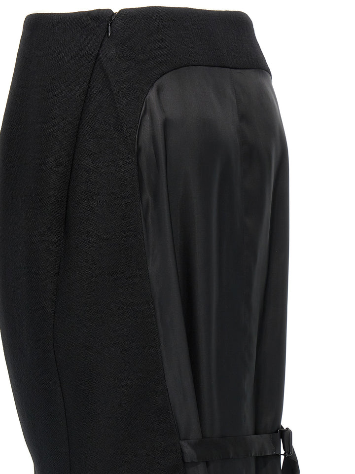 Prada Stuoia Old Skirts - Black | 40b003934f67a898b5f8476d6e35ded1f8edeb5b