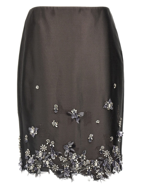 Jewel Skirt Skirts Gray