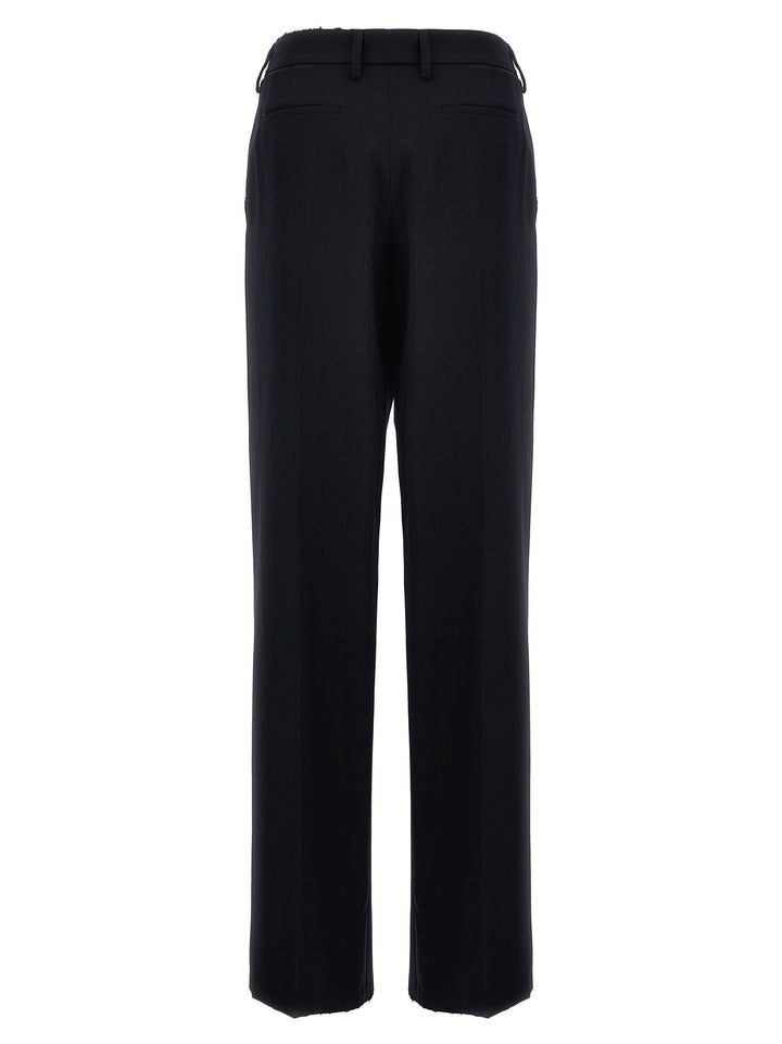 Prada Gabardine Trousers Pants - Blue | ef10727de5a789399ece816b4a0fda0633ae1bf8