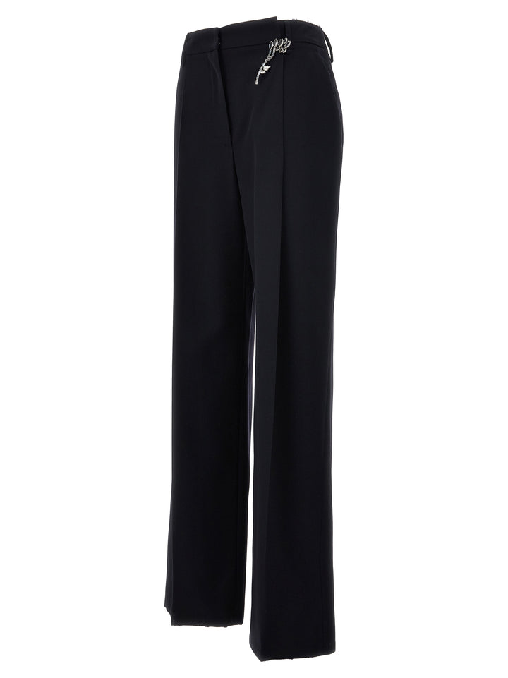 Prada Gabardine Trousers Pants - Blue | 3a952df5dc54a57934053d6b9174b326f7ab4b21