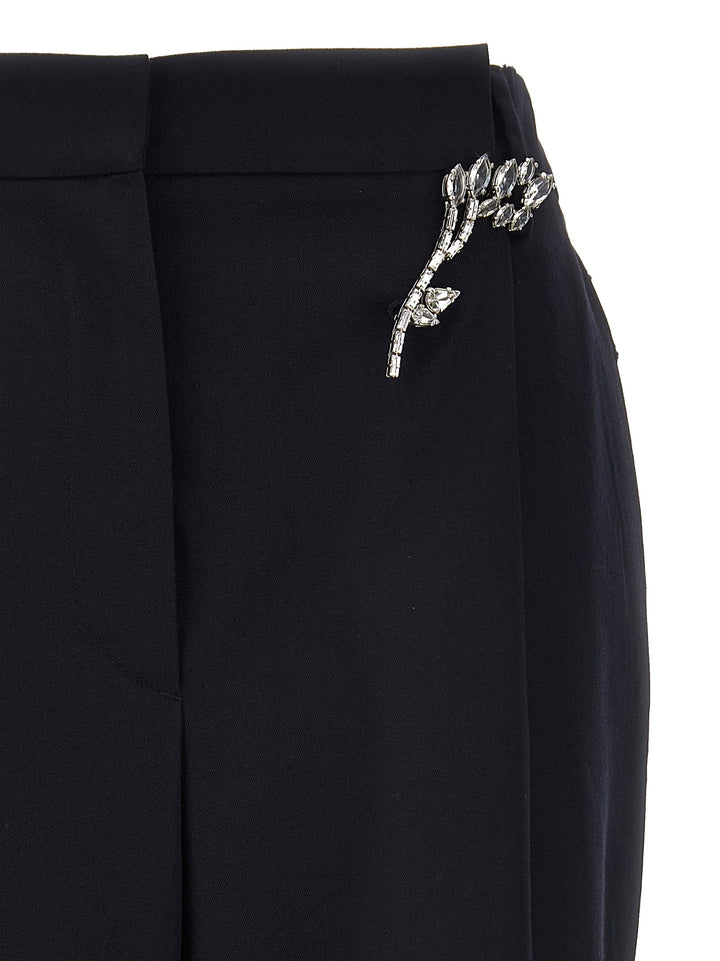 Prada Gabardine Trousers Pants - Blue | 7b0e4713854f595e457aa4b28b2eebd952468e6a