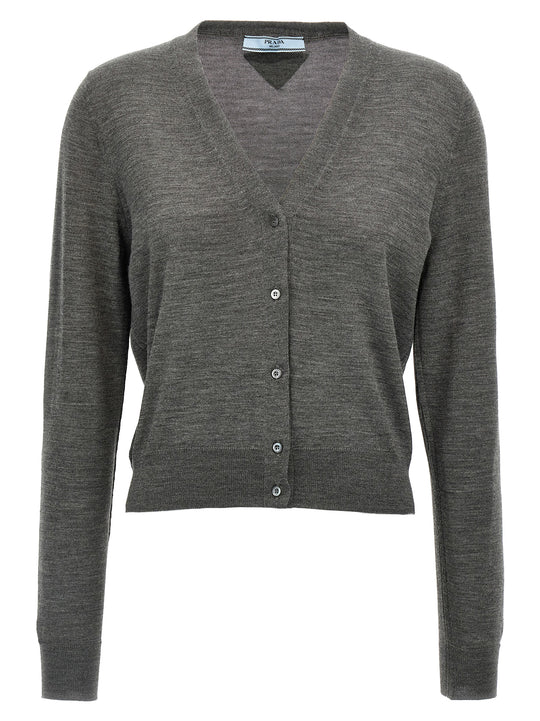 Wool Cardigan Sweaters And Cardigans Gray