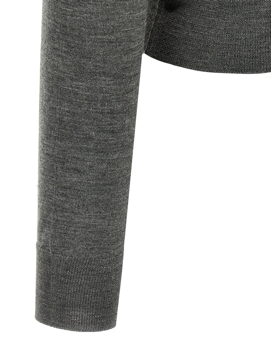 Prada Wool Cardigan Sweaters and Cardigans - Gray | 44f9e59f57726e14f7b8ca948e60c3d7e19ff28e