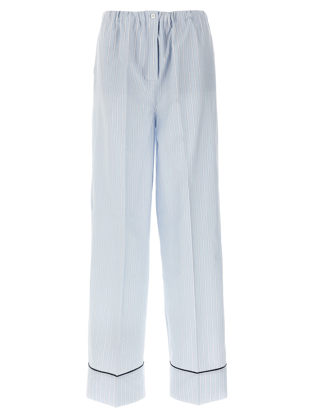 Prada Striped Pants - Light Blue | 4f6331b500f63d41d9157ec213d812c892805af6