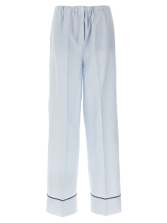 Striped Pants Light Blue