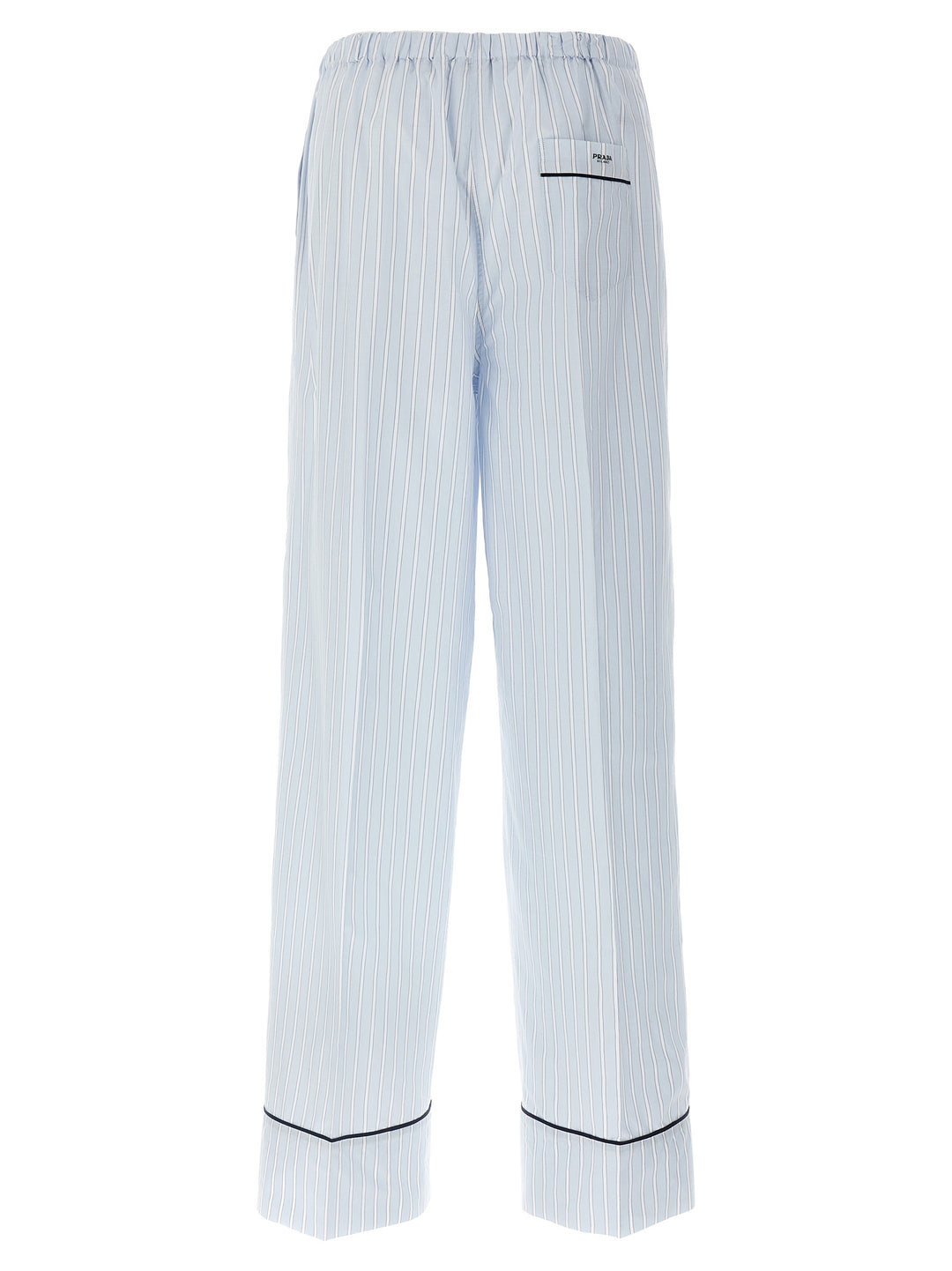 Prada Striped Pants - Light Blue | 3051e084c8db9cf4eda2fe78a337eb5771ff7abf