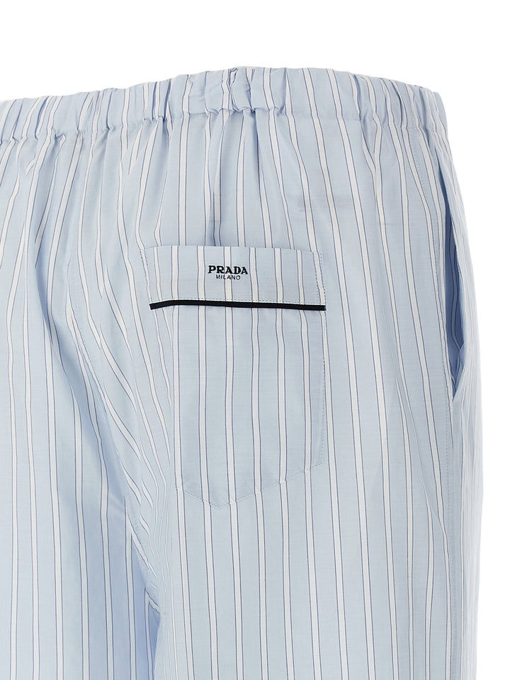 Prada Striped Pants - Light Blue | dbe25be7af980dadfed59d52f2992cab44773a79