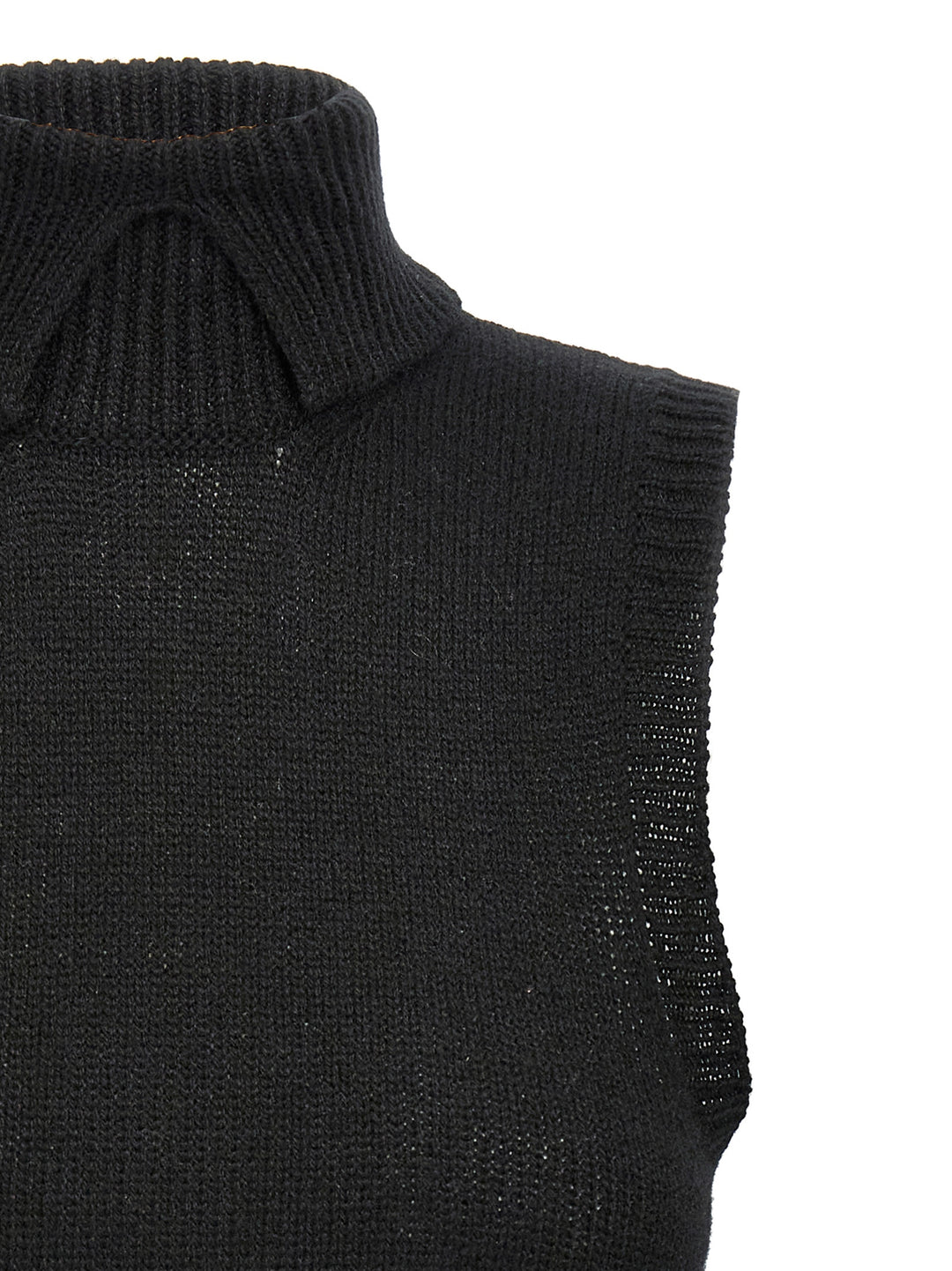 Prada Cashmere Vest Gilet - Black | 4e3dceca9829caf78b6ab93cd18f9f88d3455cb2