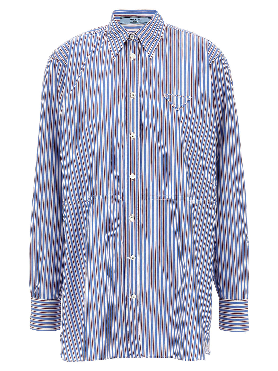 Prada Striped Shirt Shirt and Blouse - Multicolor | 716efbd47de6ba8eed68ab7cc65e8bdb27f21ca0