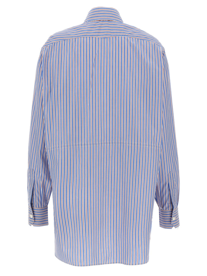 Prada Striped Shirt Shirt and Blouse - Multicolor | cd63310e8deca3dee81e204a1aa07c145c59a0c8