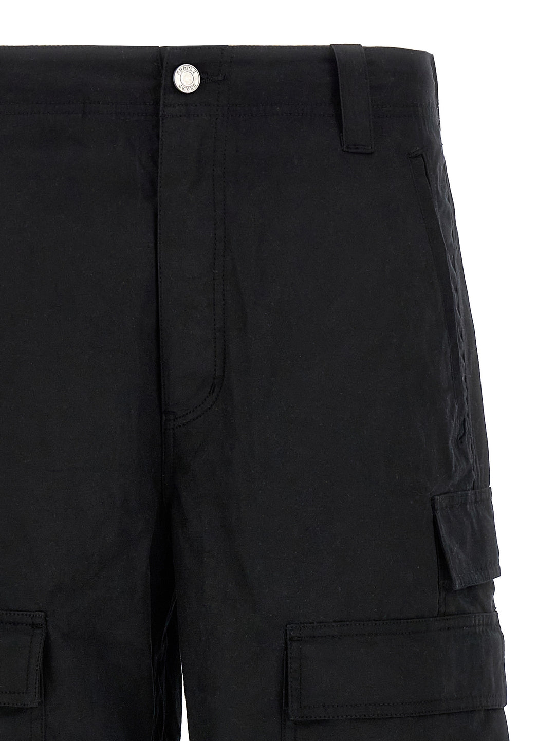 Woven Cargo Pants Black