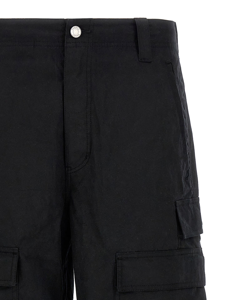 Woven Cargo Pants Black