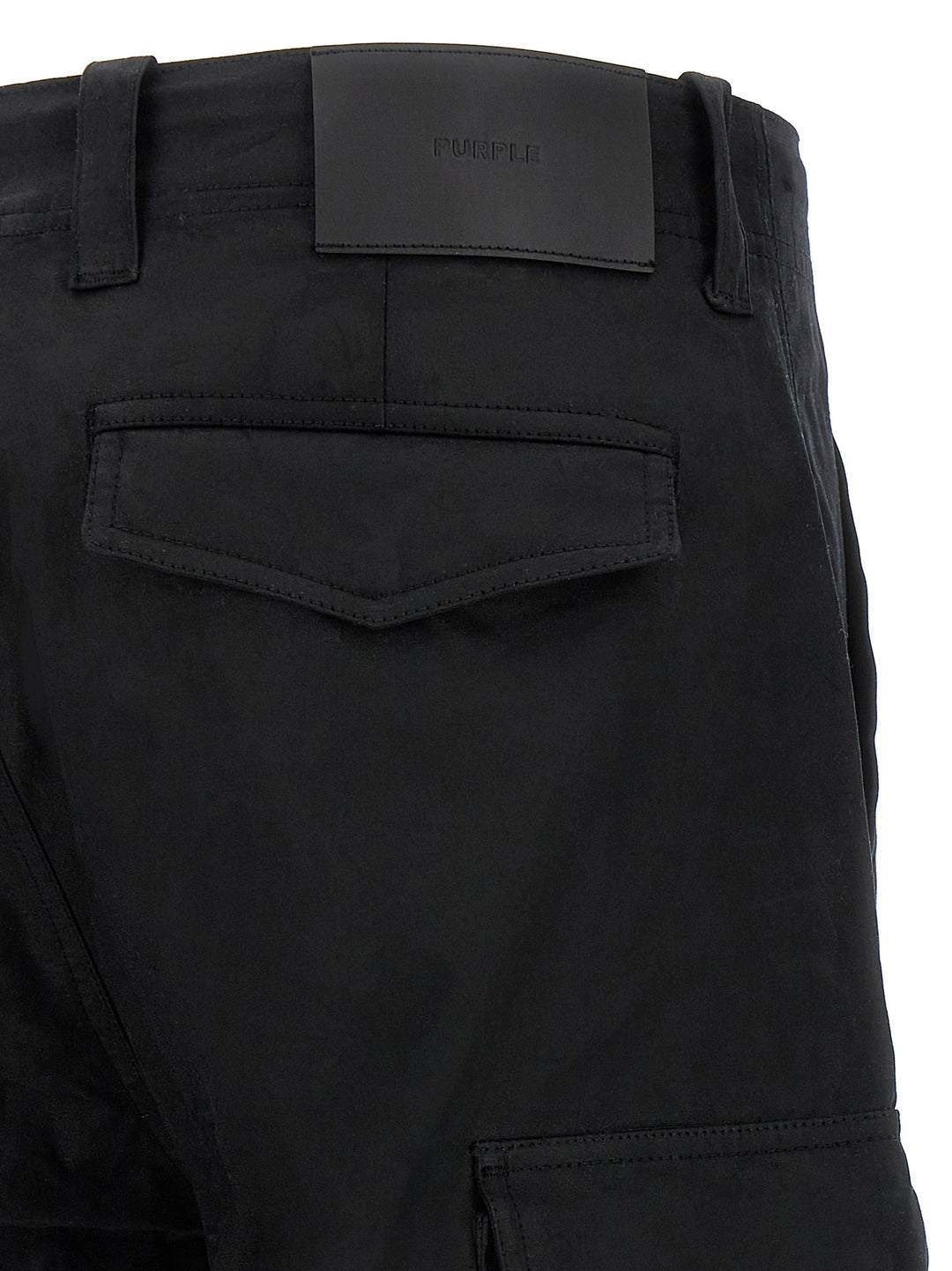 Woven Cargo Pants Black