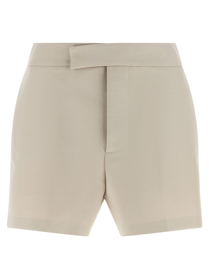 Federica Bonifaci Cotton Bermuda Shorts Bermuda and Short - Gray | 1def45796691aa049ca3b59027511e79b45003dc