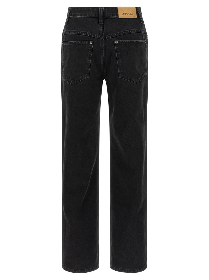 Isabel Marant Brinley Jeans - Black | 511f901ff2cb3214a21857490979909e869ca0dc