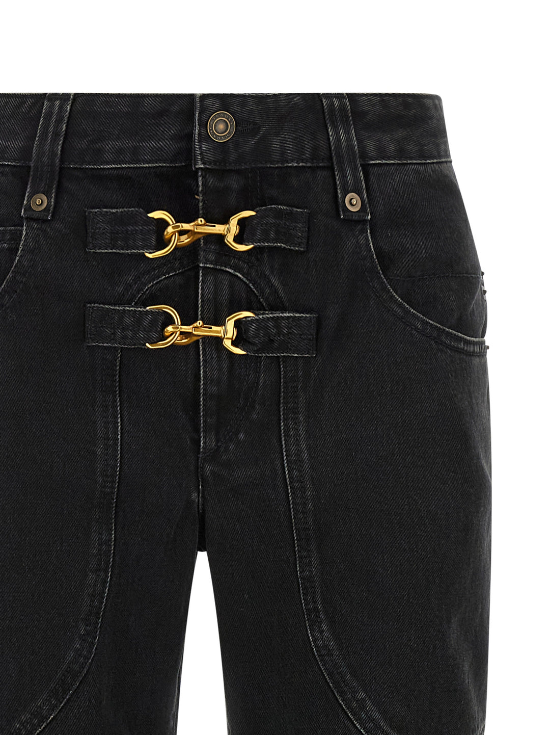 Isabel Marant Brinley Jeans - Black | eedb891fb3003879b88a166e8c0fe5a66f3155c2