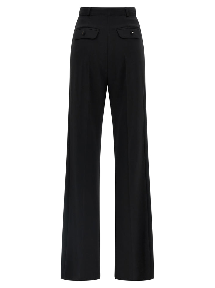 Elisabetta Franchi Tuxedo-Effect Trousers Pants - Black | 7cd87658cb7c3f49cf7d90cb4ab88826c4495889