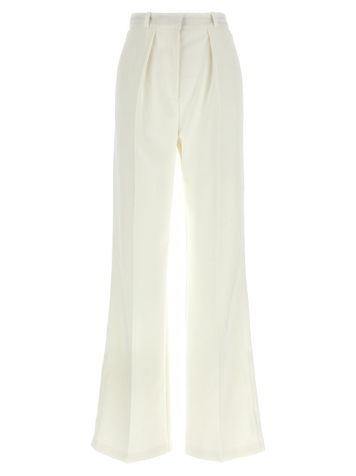 Elisabetta Franchi Tuxedo-Effect Trousers Pants - White | 0a7c3377c38b602ede20920f9a9d3868b675f4b0