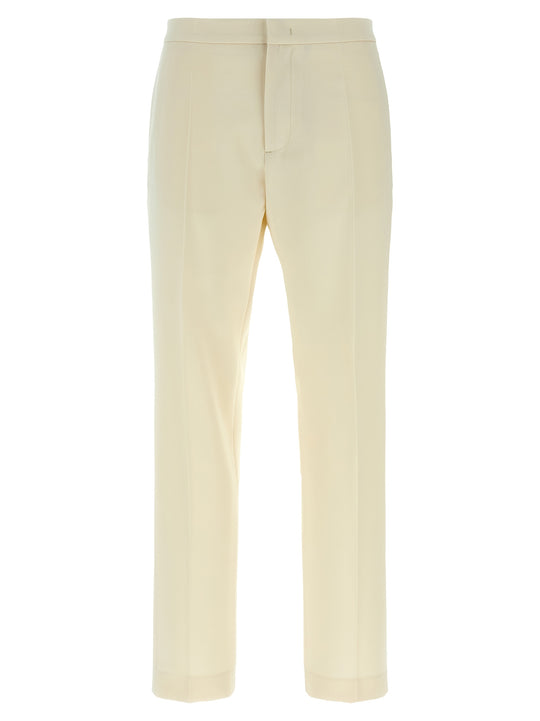 Jewel Detail Pants White