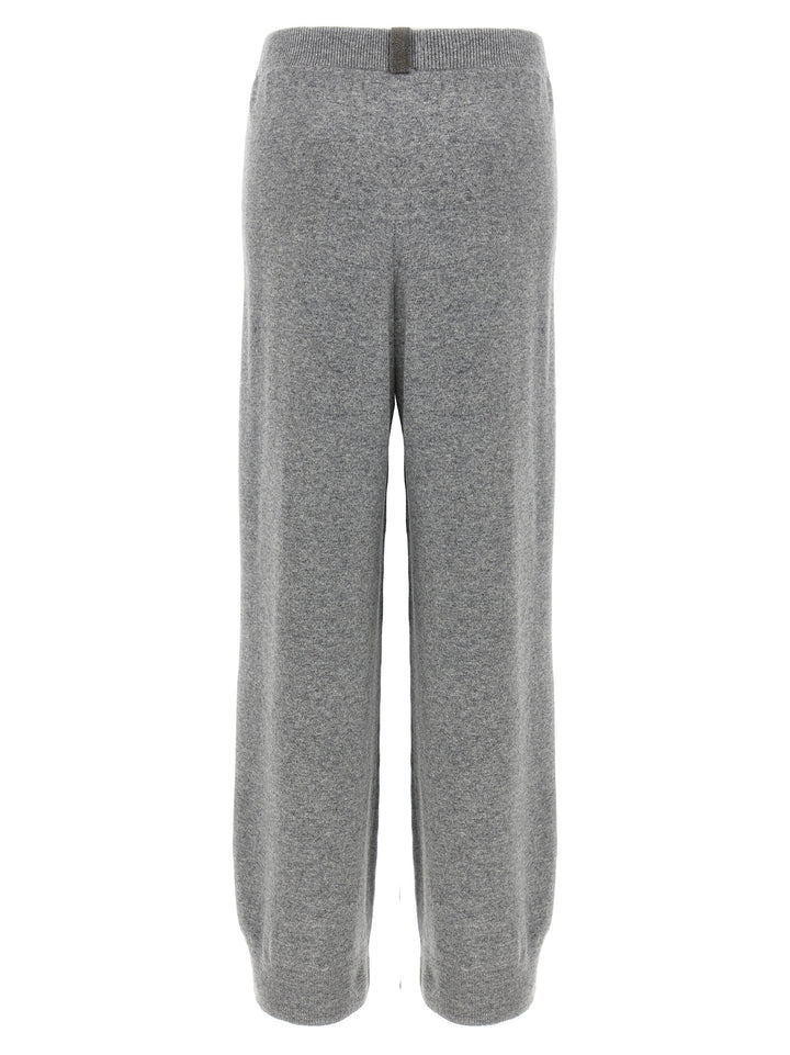 Fabiana Filippi Jewel Detail Pants - Gray | 0bcf6c2a358574a326a80d0d5c81d69230f8f87b
