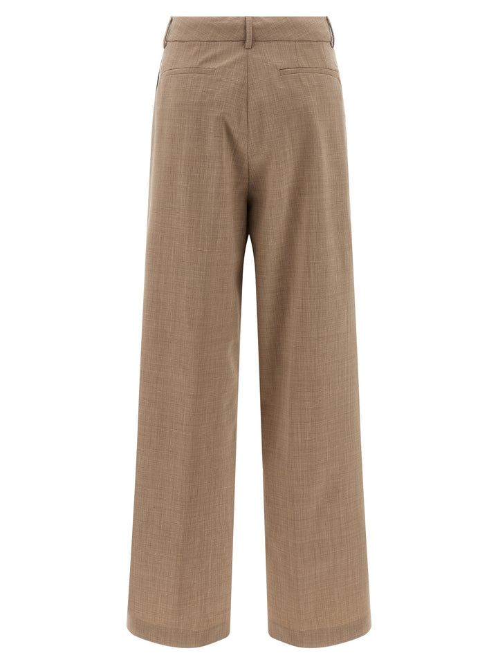 Fabiana Filippi Mélange Wool Pants - Beige | 43ec9d63eb23c04661ee4f462d1eeae29e94b2b7