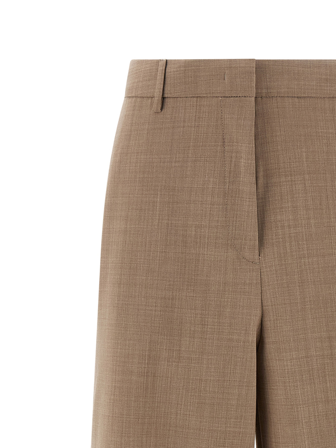 Fabiana Filippi Mélange Wool Pants - Beige | d1e1e72931e5888347445666e0164724bf2e2584