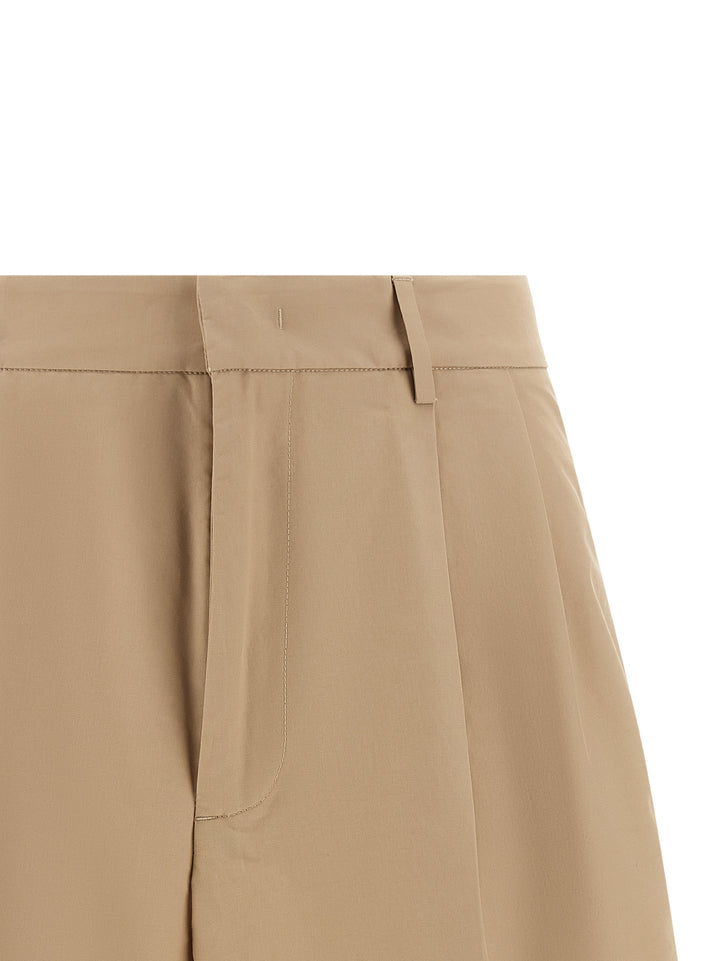 Fabiana Filippi Bermuda Shorts With Pleats Bermuda and Short - Brown | d5a9a5e96b1964233bde5f76a10e5016f27af419