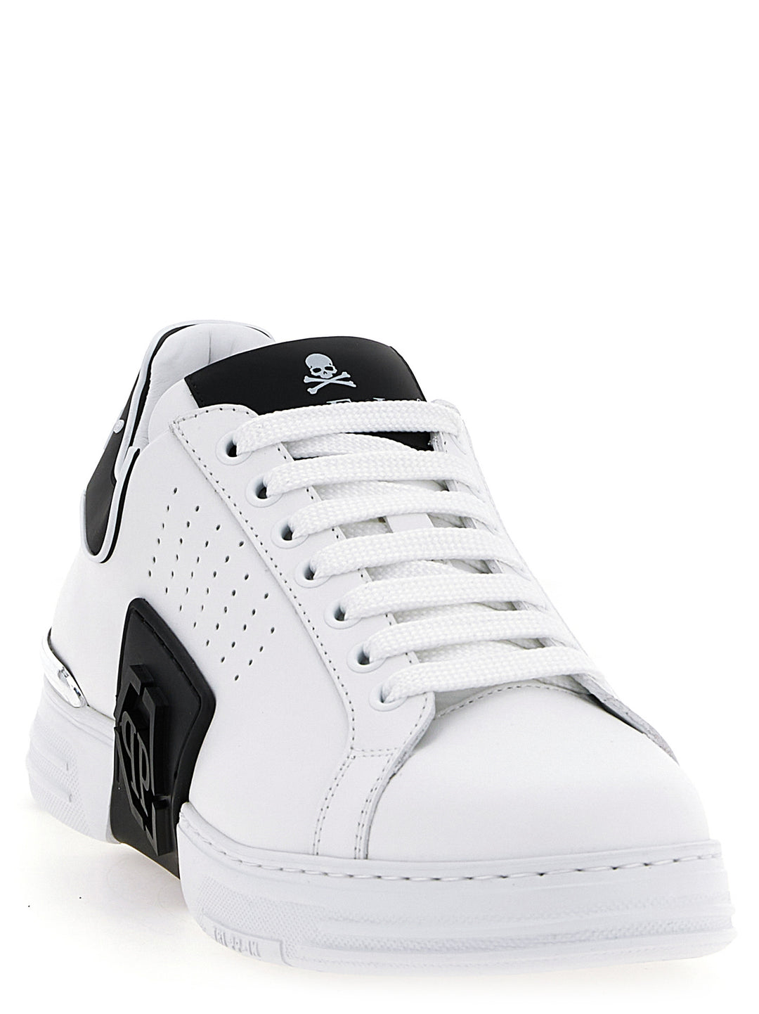 Philipp Plein Hexagon Sneakers - White/Black | ac9569c562fac0da09bb652d3c39895afa5078e7