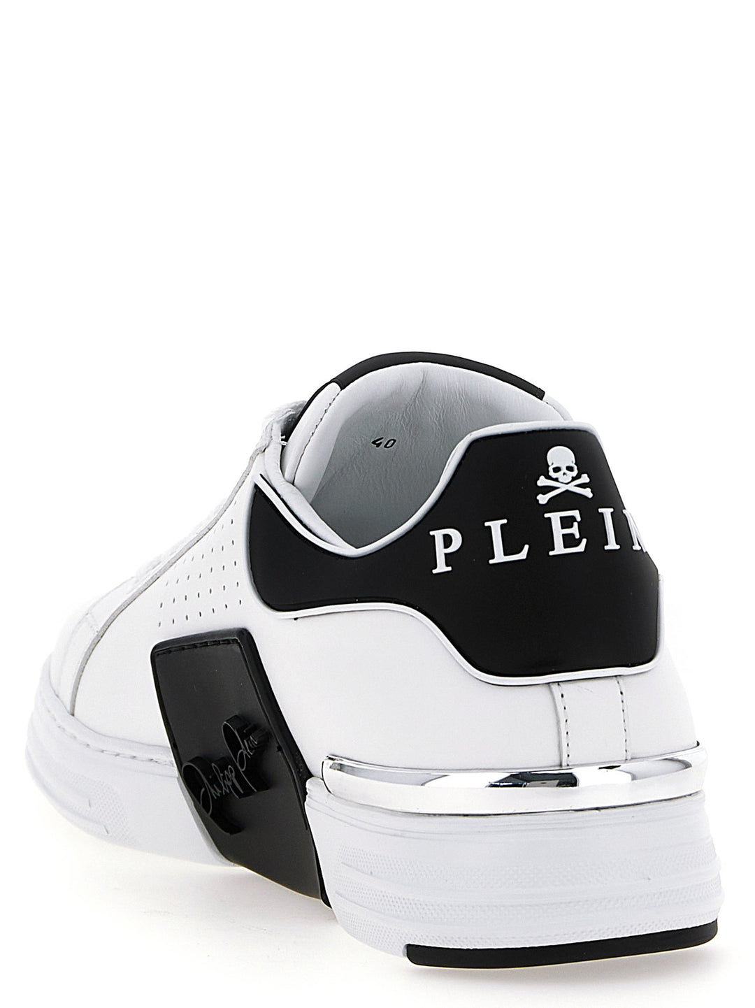 Philipp Plein Hexagon Sneakers - White/Black | b7392b3f07ab70cc51408372857877fb99132d9f