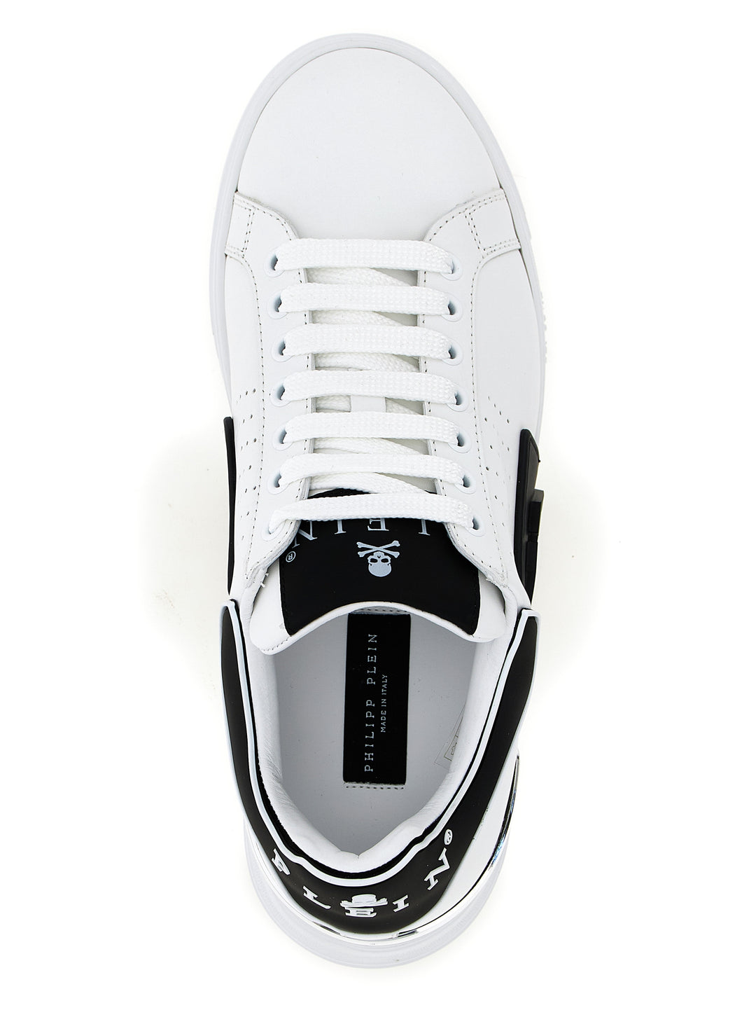 Philipp Plein Hexagon Sneakers - White/Black | 716ec08168cc7db28cbc1da3607e059e645a298b