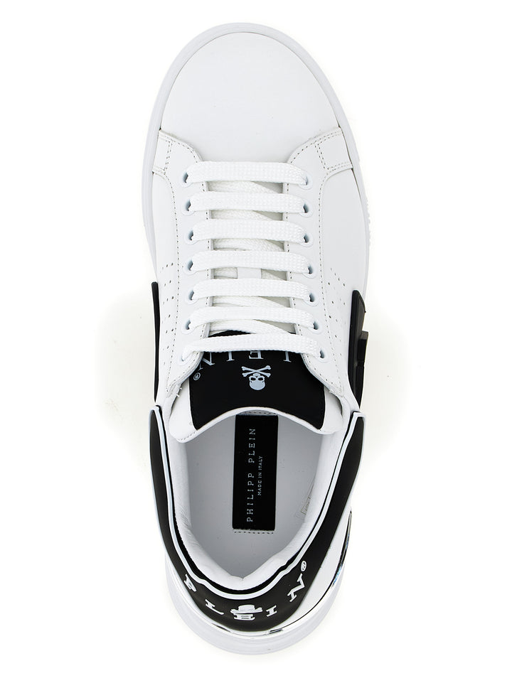 Philipp Plein Hexagon Sneakers - White/Black | 716ec08168cc7db28cbc1da3607e059e645a298b