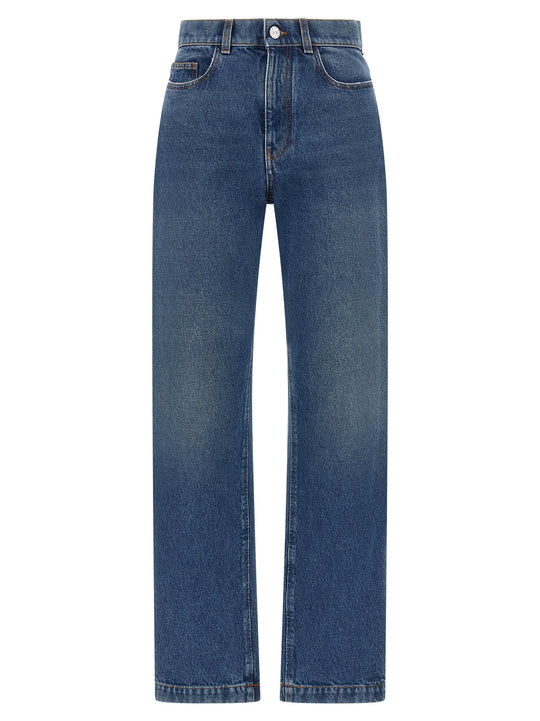 Straight Leg Jeans Blue